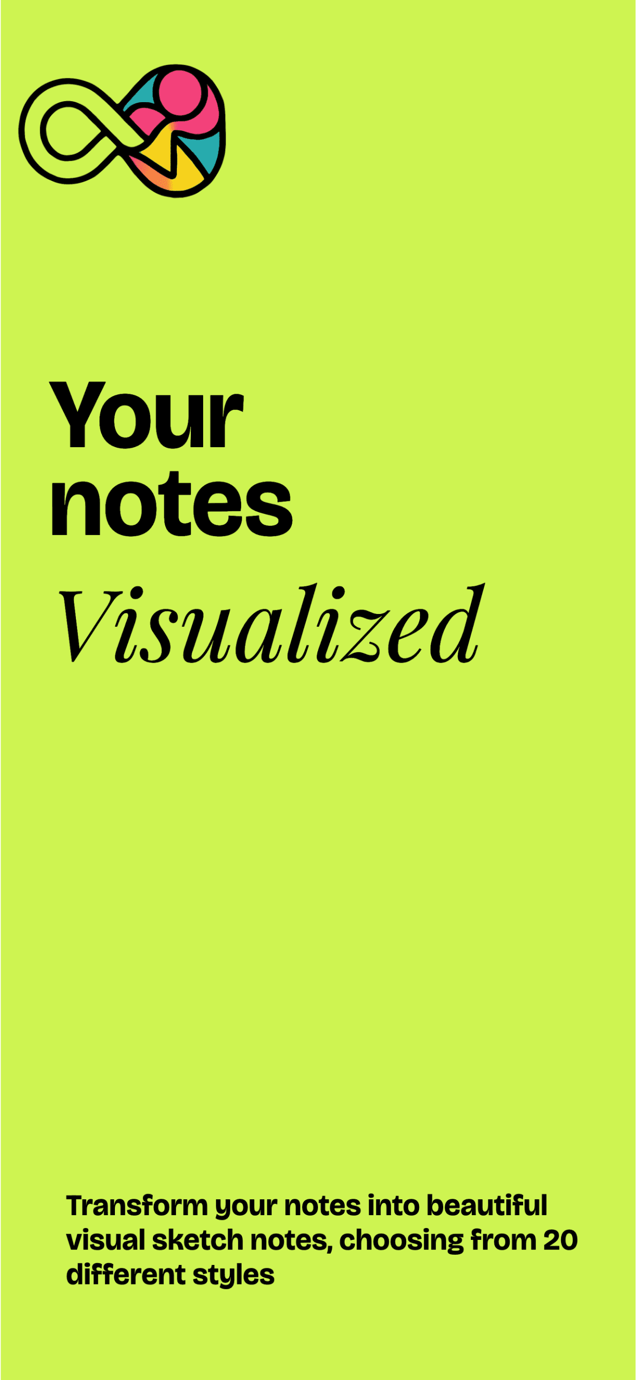 VisualNote AI iOS app screenshot 1